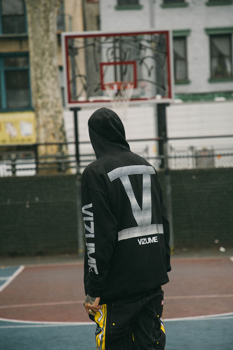 Vizume 5 Year Hooded Pullover with 3M Print